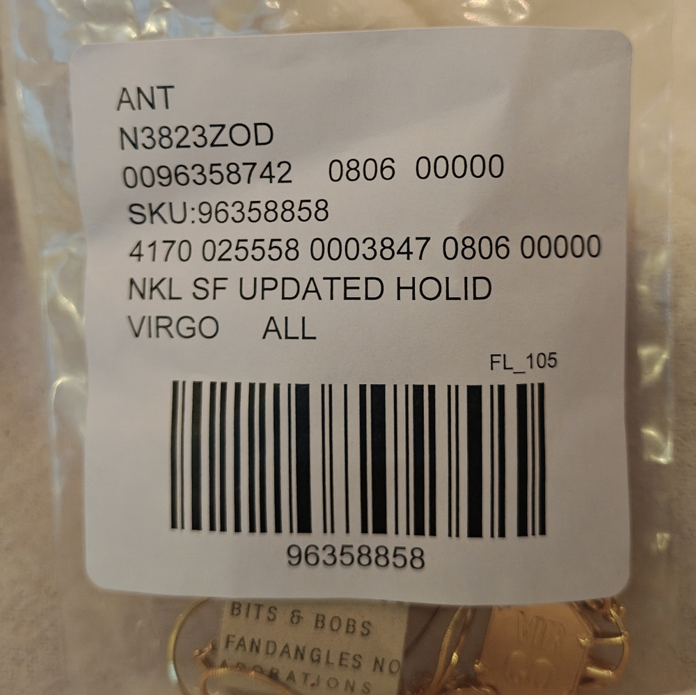 Anthropologie Virgo Charm Necklace - Picture 6 of 8